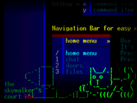 Download all you can! Munch all mail you can! Enjoy the smorgasboard of our BBS technology.